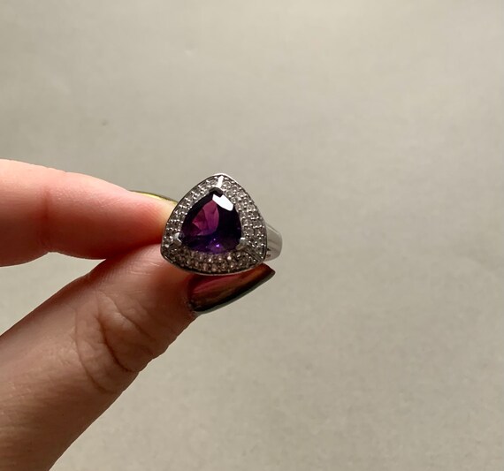 Quintessence Jewelry QJ India 925 Amethyst Rounde… - image 4