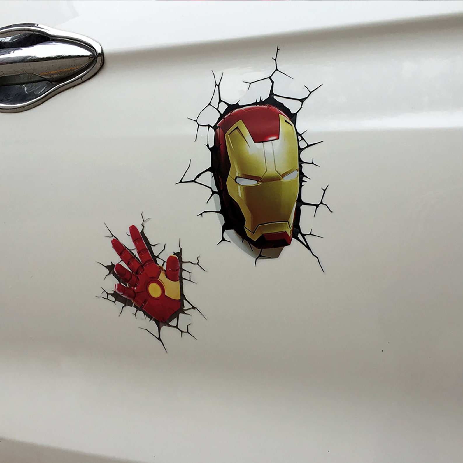 Marvel Avengers Stickers Car 3D Sticker Iron man Hulk Thor Etsy
