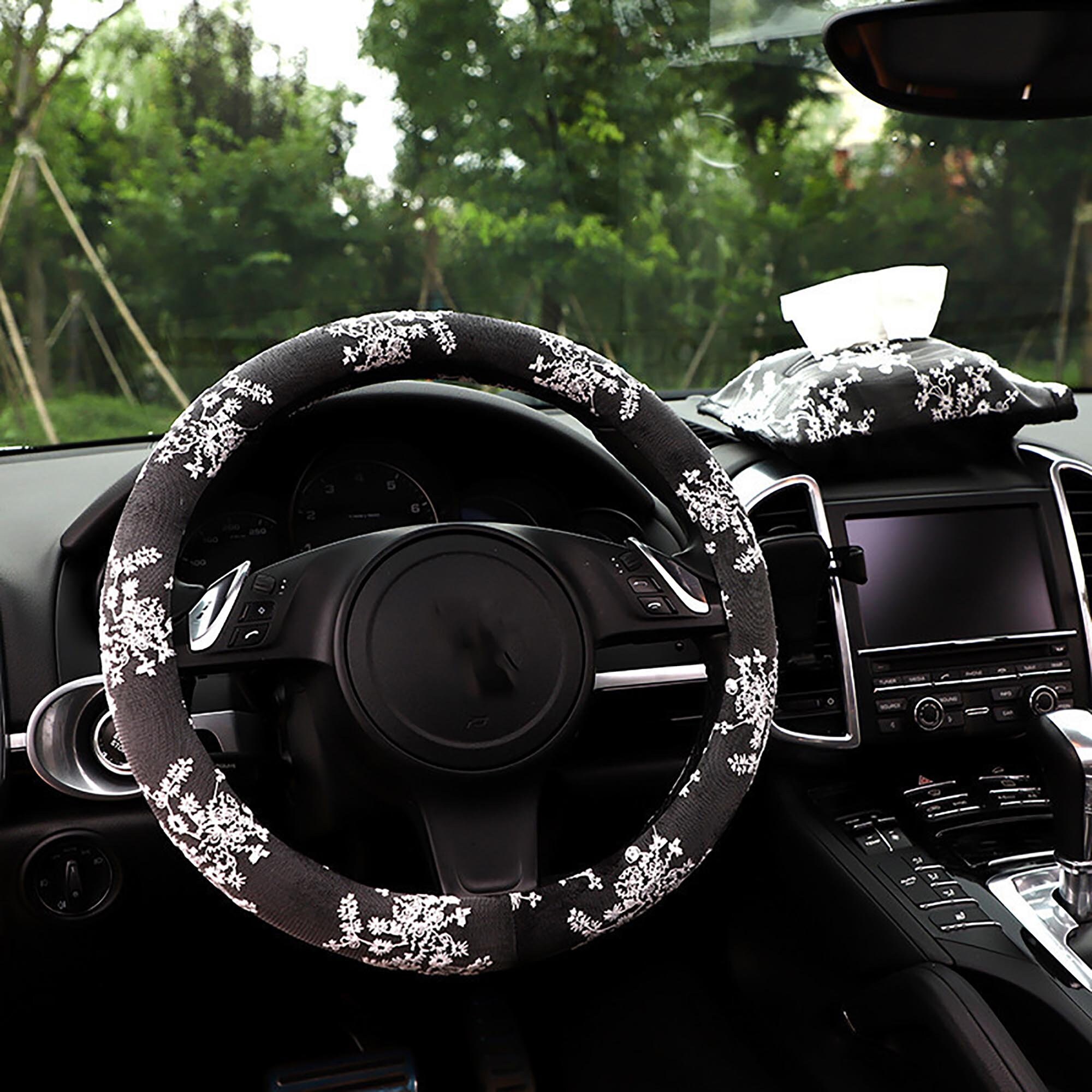 Lace Steering Wheel Cover Steering Wheel Cover girld Plush Etsy