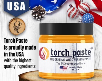 Wood Burn Paste | Wood Burn with heat | Easy Wood burn tool | Torch Paste | Easy Pyrography