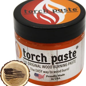 Wood Burn Paste | Wood Burn with heat | Easy Wood burn tool | Torch Paste | Easy Pyrography