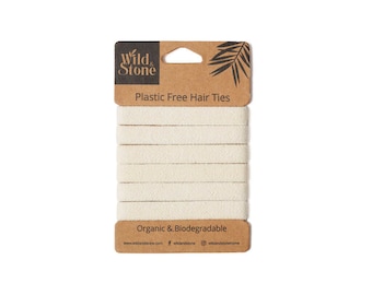 Plastikfreie Haargummis - 6er Pack - Blond