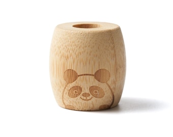 Bamboo Toothbrush Stand - Child