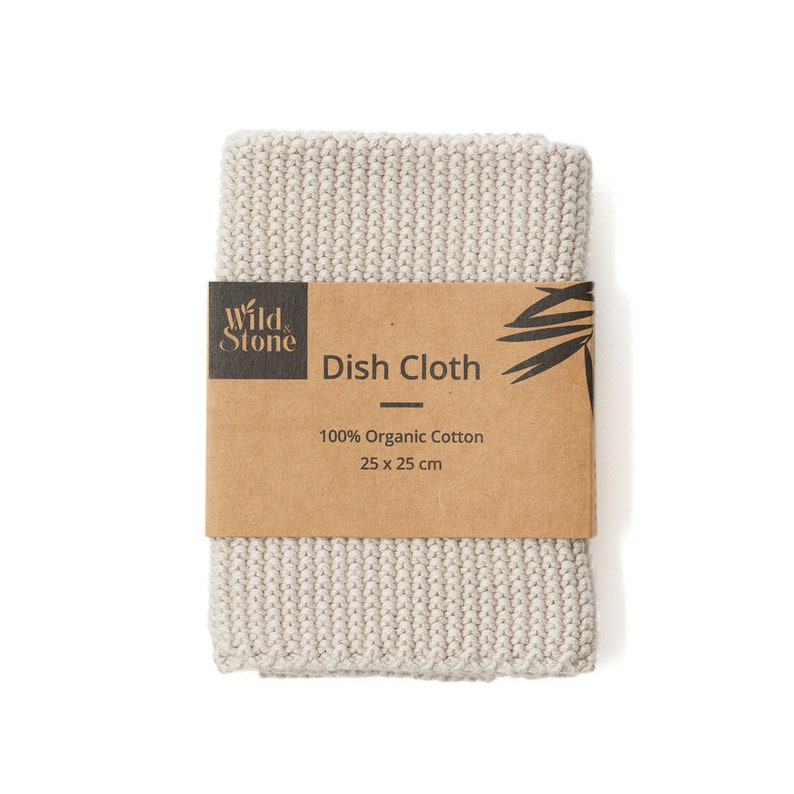 Dish Cloths 100% Organic Cotton image 2