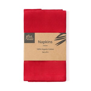 Organic Cotton Napkins - Set Of 4