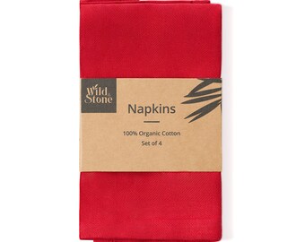 Organic Cotton Napkins - Set Of 4