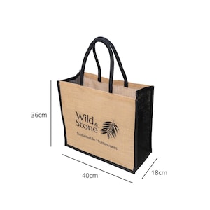 Jute Hessian Shopping Bag (Large)