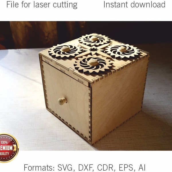 Laser Cut Files Lock Boxes Etsy