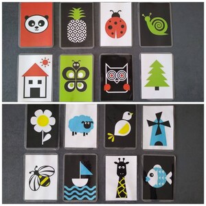 Cartes d'éveil couleurs Montessori