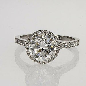 6 Ct White Diamond Ring in 925 Sterling Silver Great Shine Clarity VVS1 ...