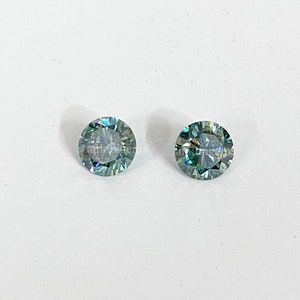 4 Ct Loose Fancy Blue Diamond Pair For Earrings Clarity Certified ! Jewelry Making, Earrings Making