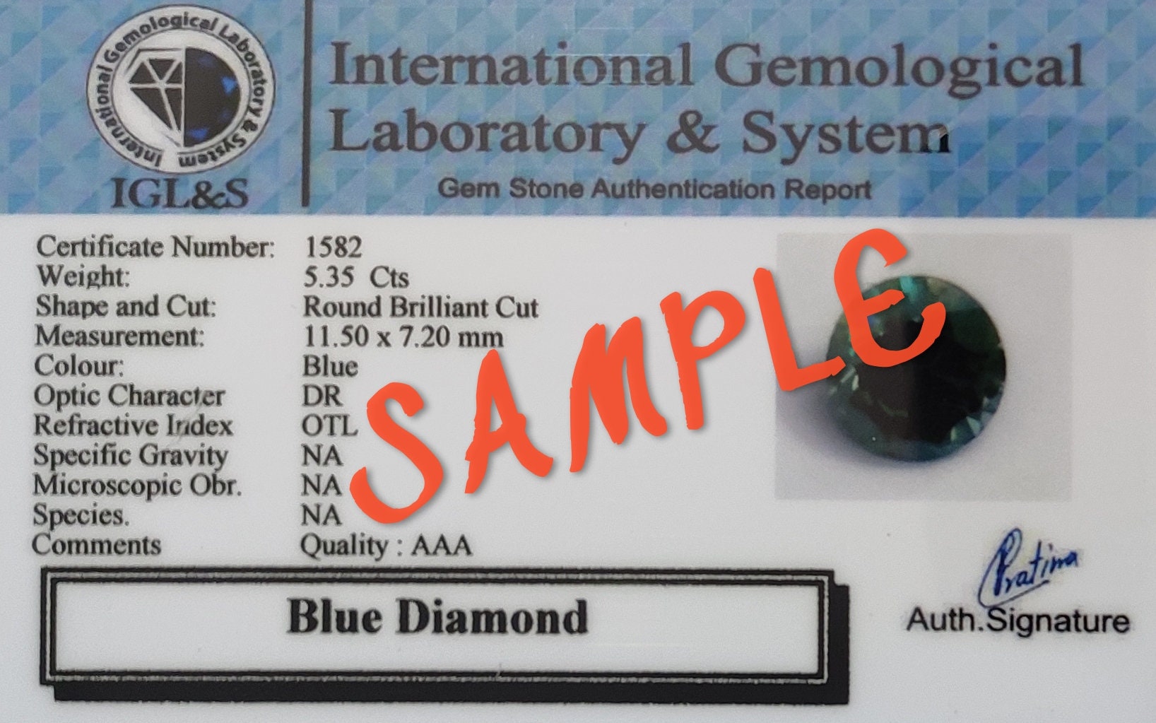 3-4 Ct Certified Blue Diamond Solitaire Earrings Best Gift for - Etsy
