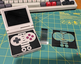 RG35XX SP RG35XXSP skin / overlay / sticker (console not included) Gameboy SP Classic NES Anbernic