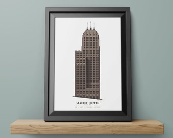 Seattle Tower Portrait - Seattle Series