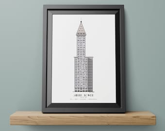 Smith Tower Portrait - Seattle Series