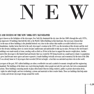 Tallest Buildings in New York City Poster image 4
