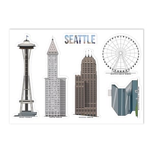 Seattle Architecture Sticker Pack