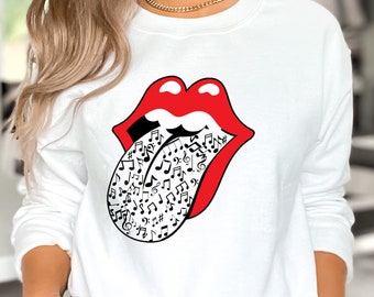 Retro Music Notes Graphic Tee, Music Teacher Shirt