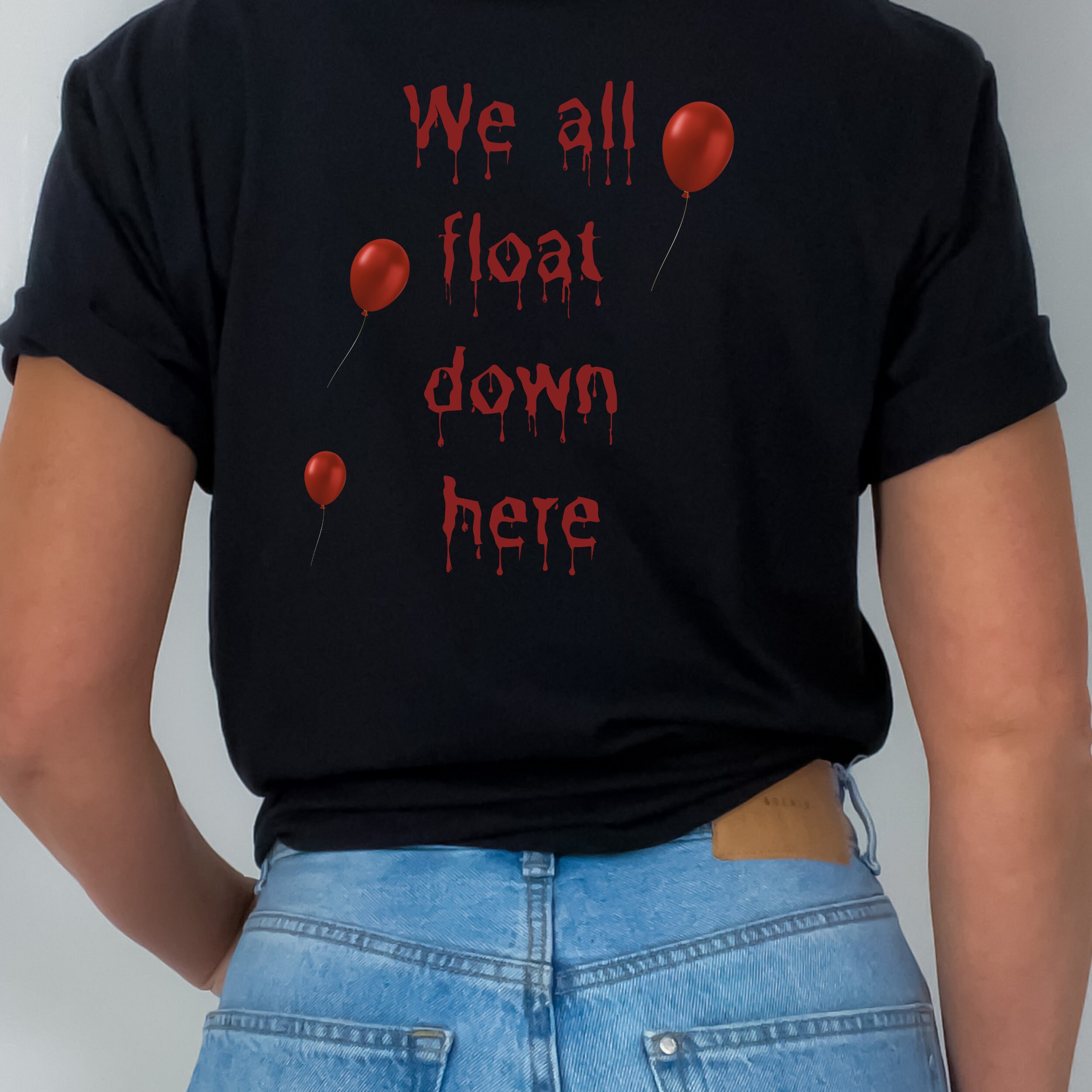 We All Float Down Here Horror Clown Shirt Hi Ya Georgie - Etsy