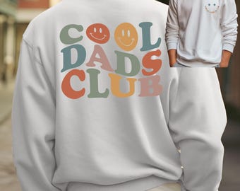Dads Club Retro Smiley Sweatshirt – Father's Day Gift