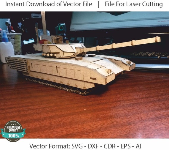 Tank Laser Cut File SVG DXF Vector Plans Cnc Cut Laser | Etsy UK