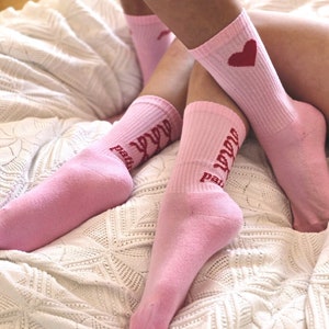 Hearts Greek Cotton Socks image 1