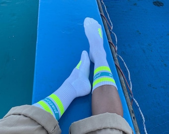 Solero Shots Greek Cotton Roller Skate Patinia Tube Socks