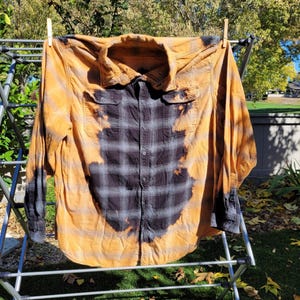 Rorschach Bleach-Dyed Flannel