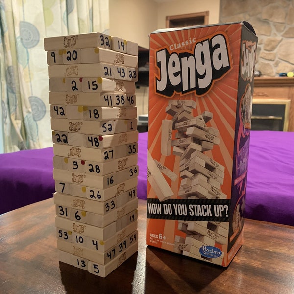 Erotic Adult Party Game for Adventurous Couples! Sexy Swinger Jenga! (Digital Download PDF File)