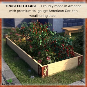 Outdoor Raised Garden Bed Corner Brackets, Heavy Duty Lawn & Garden Accessories