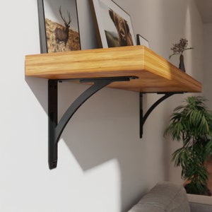 Sullivan Brackets - Fireplace Mantel Corbels, Metal Shelf and Counter Support - Hardware Included - 500 # Capacity - 2 Brackets