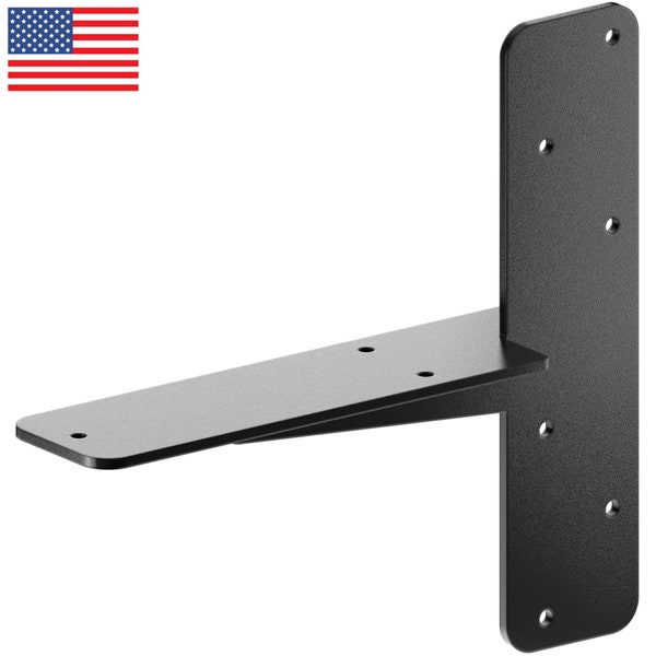 Heavy Duty Floating Shelf Bracket, Strong Invisible Floating Countertop Support, Floating Bench Bracket