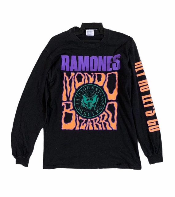 Vintage 90s RAMONES 1995 Mondo Bizarro Shirt New Wave Punk Iggy