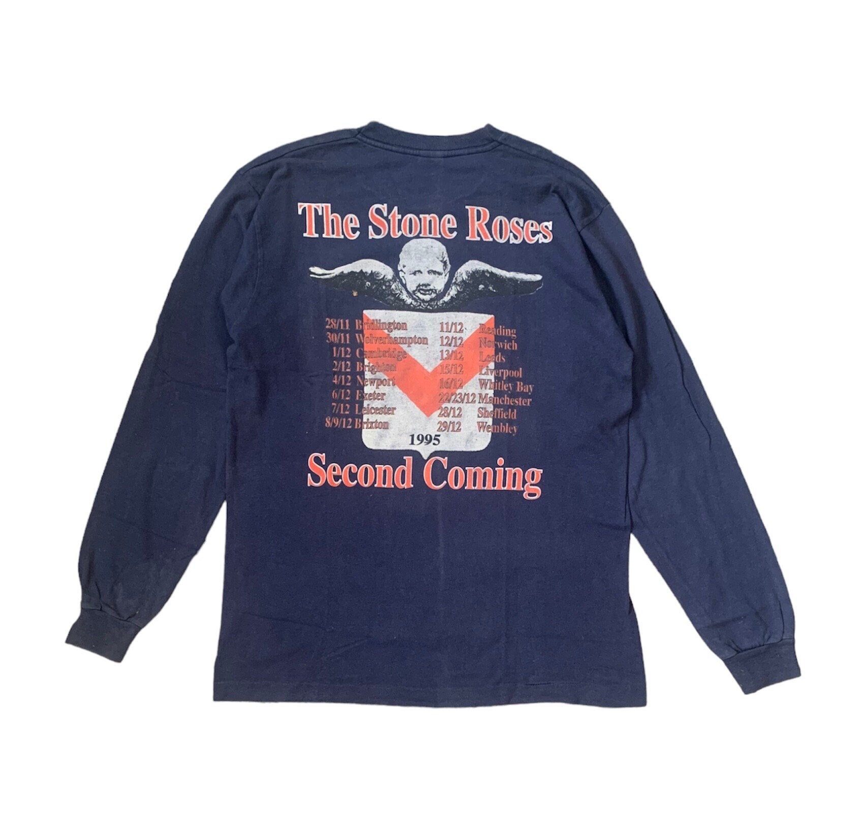Vintage 90s the Stone Roses Tour Shirt Long Sleeve Britpop Ride 