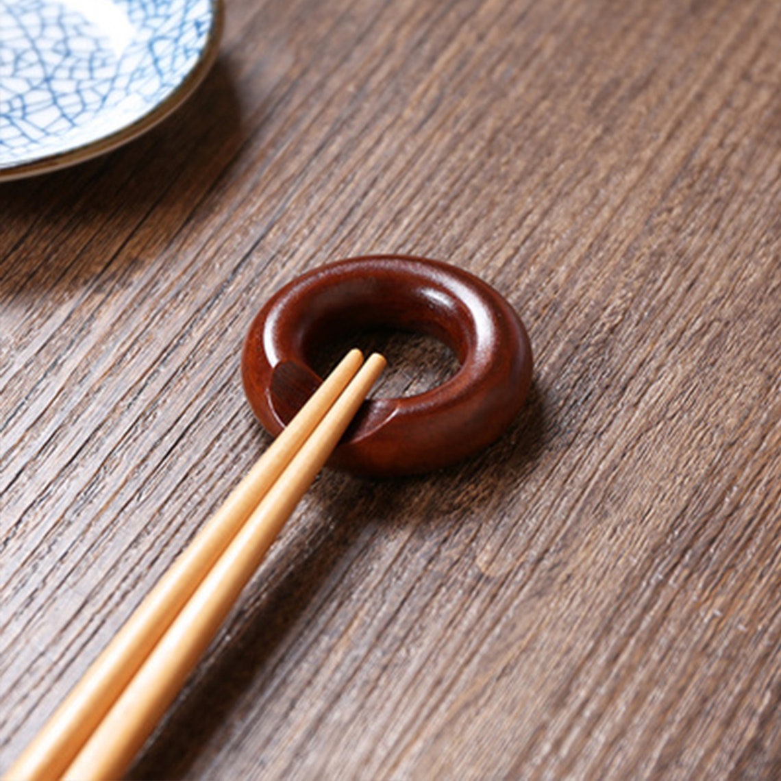 Handmade Japanese creative wooden chopstick holder cute fork Etsy