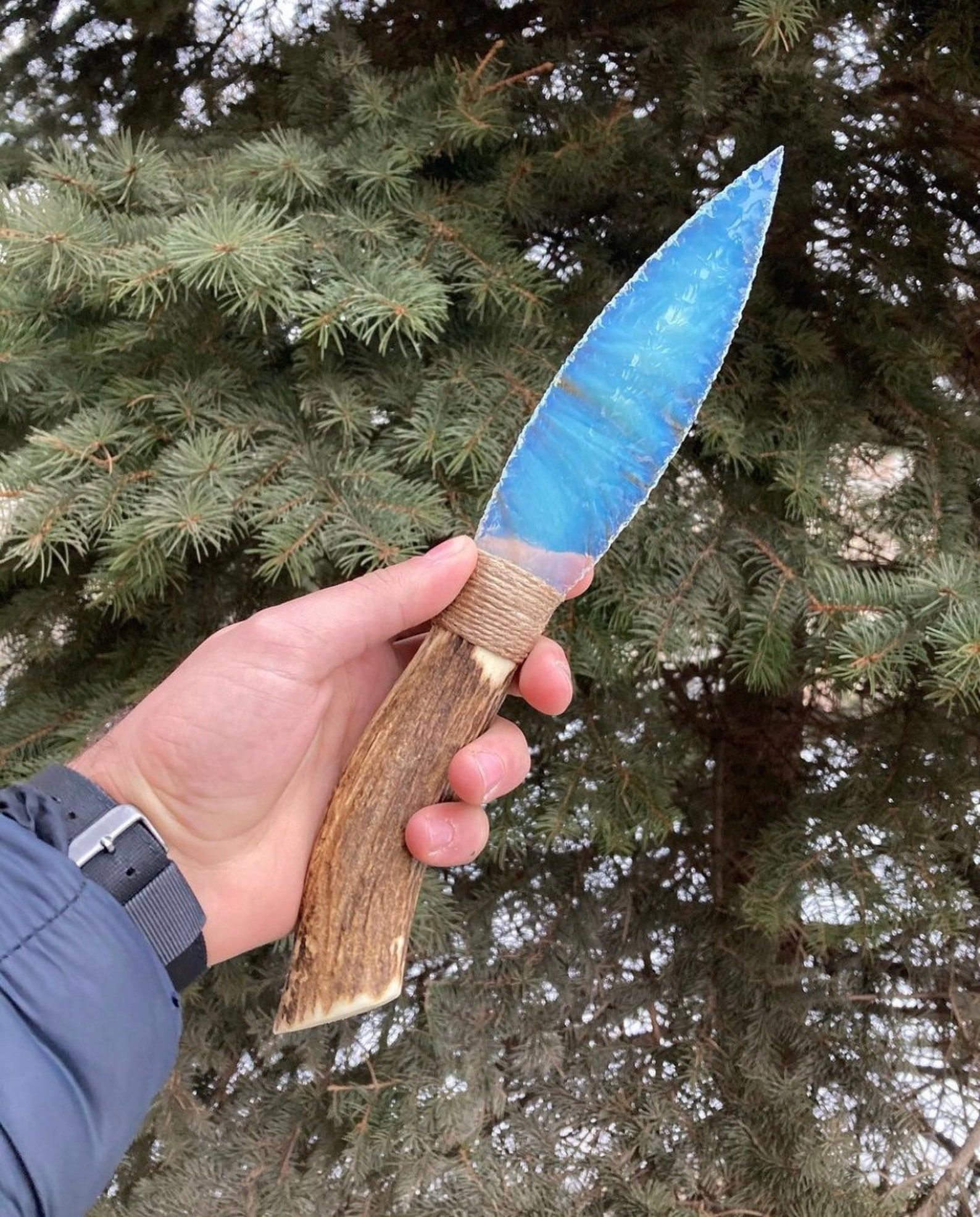 Natural Unique Hand Carved Moonstone Knife Crystal Quartz Etsy