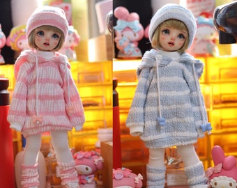 YOSD doll clothes 1/6 BJD SD doll clothes  Handwoven sweater set 4pcs