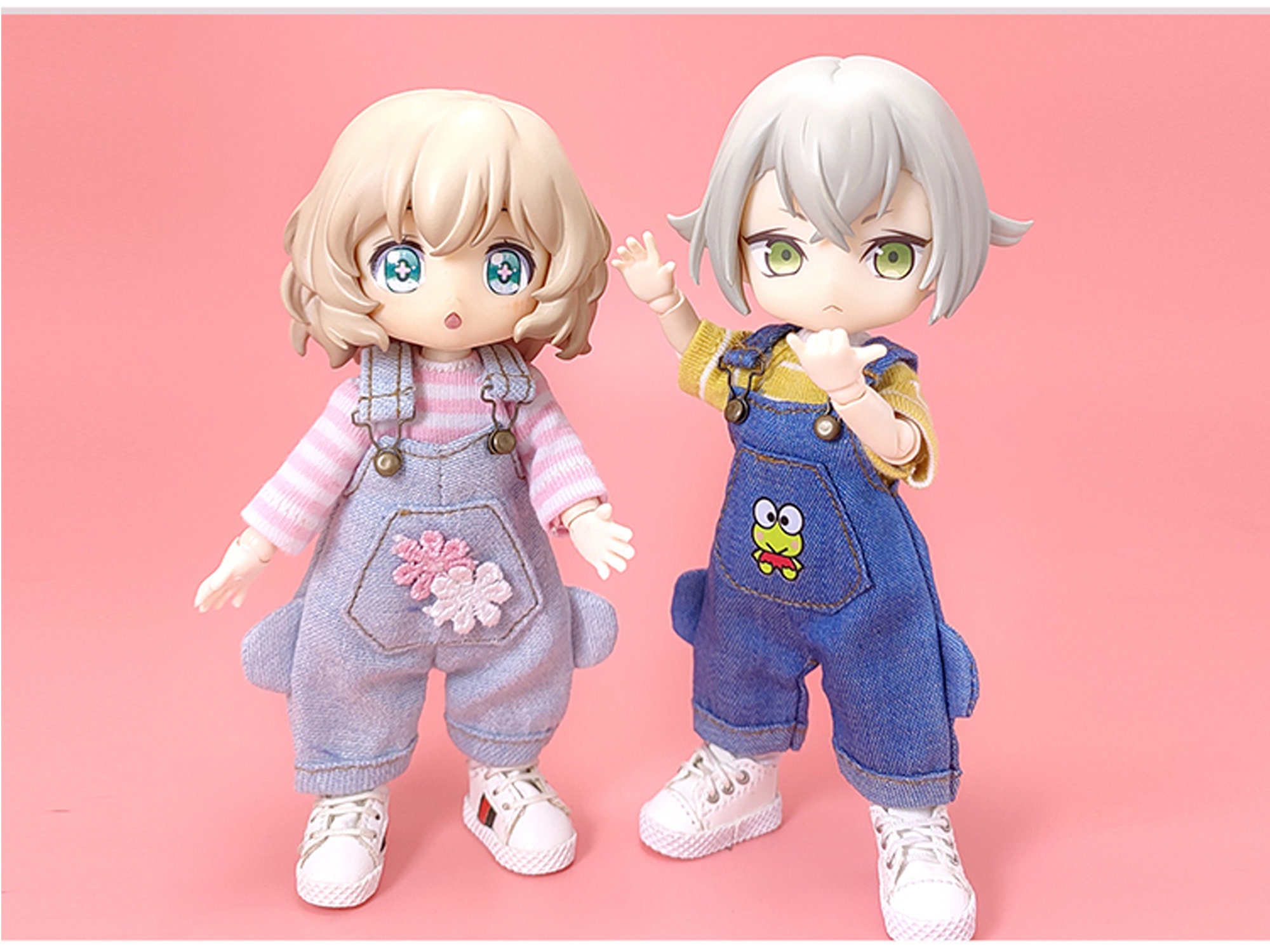 Nendoroid doll clothes fashion pants ob11 dolls Denim Etsy
