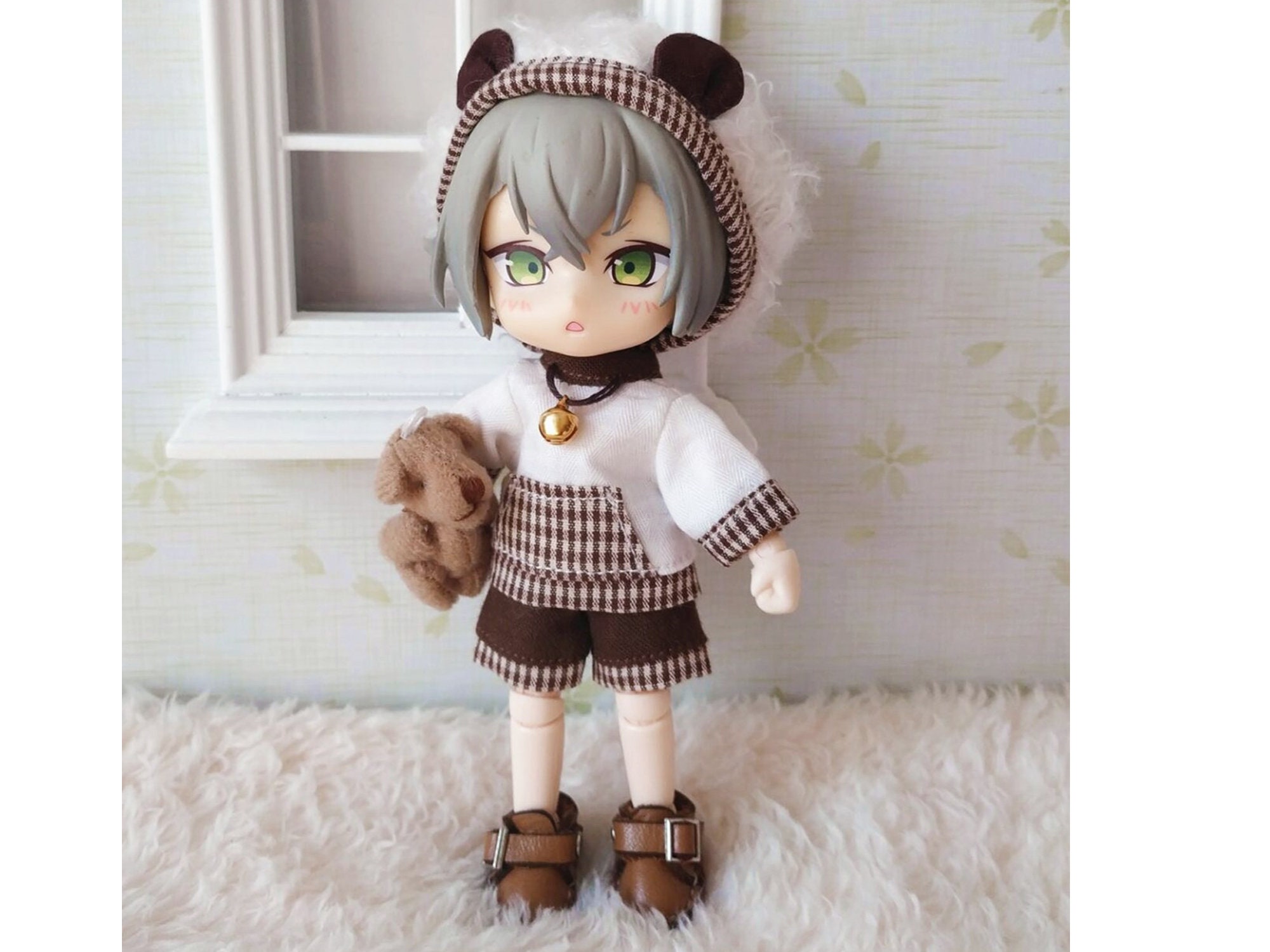 Ob11 Molly GSC Nendoroid clothing set l Uniform bear suit | Etsy