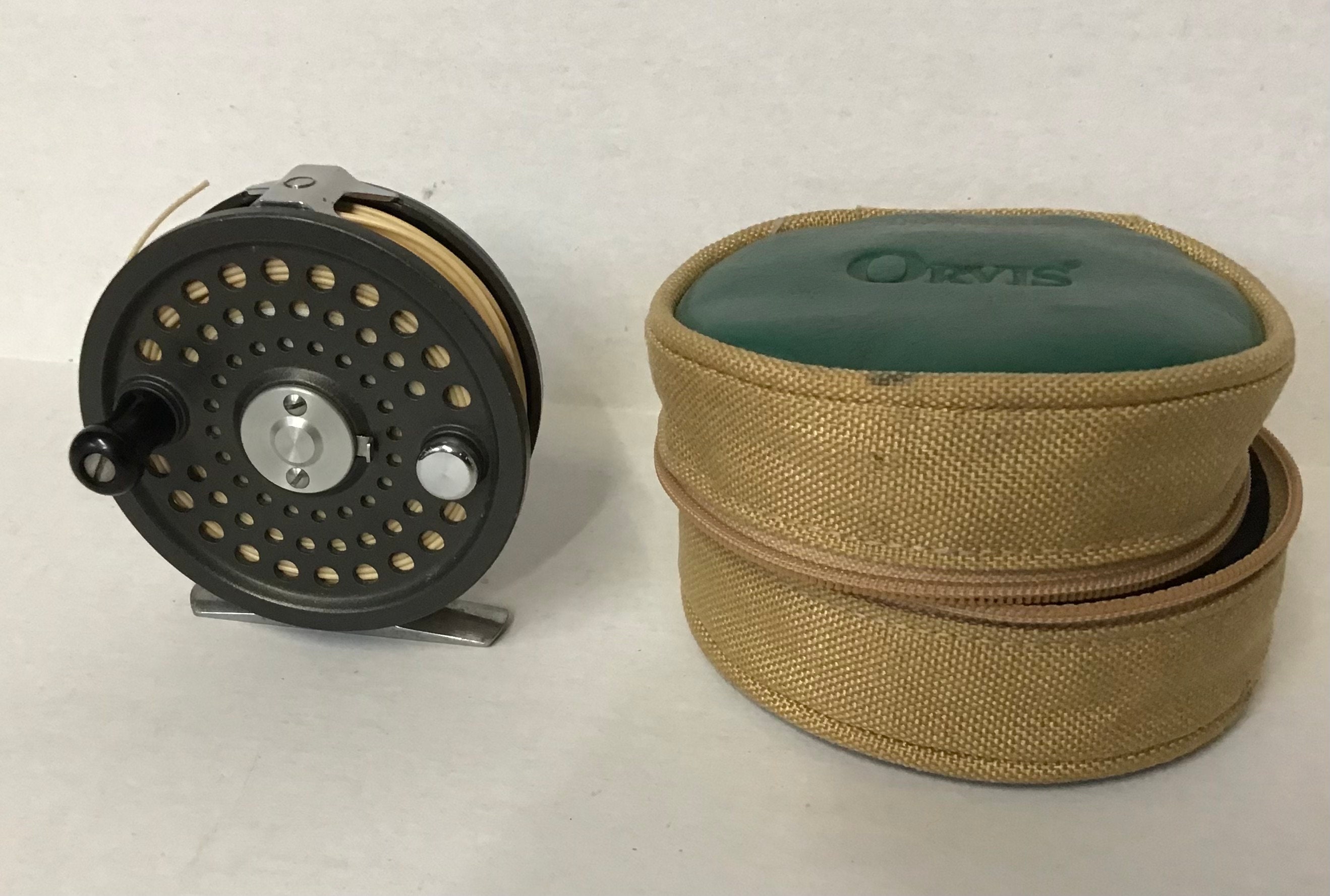 Vintage Orvis 5/6 Battenkill Disc Fly Reel 1 W/ Fly Line and