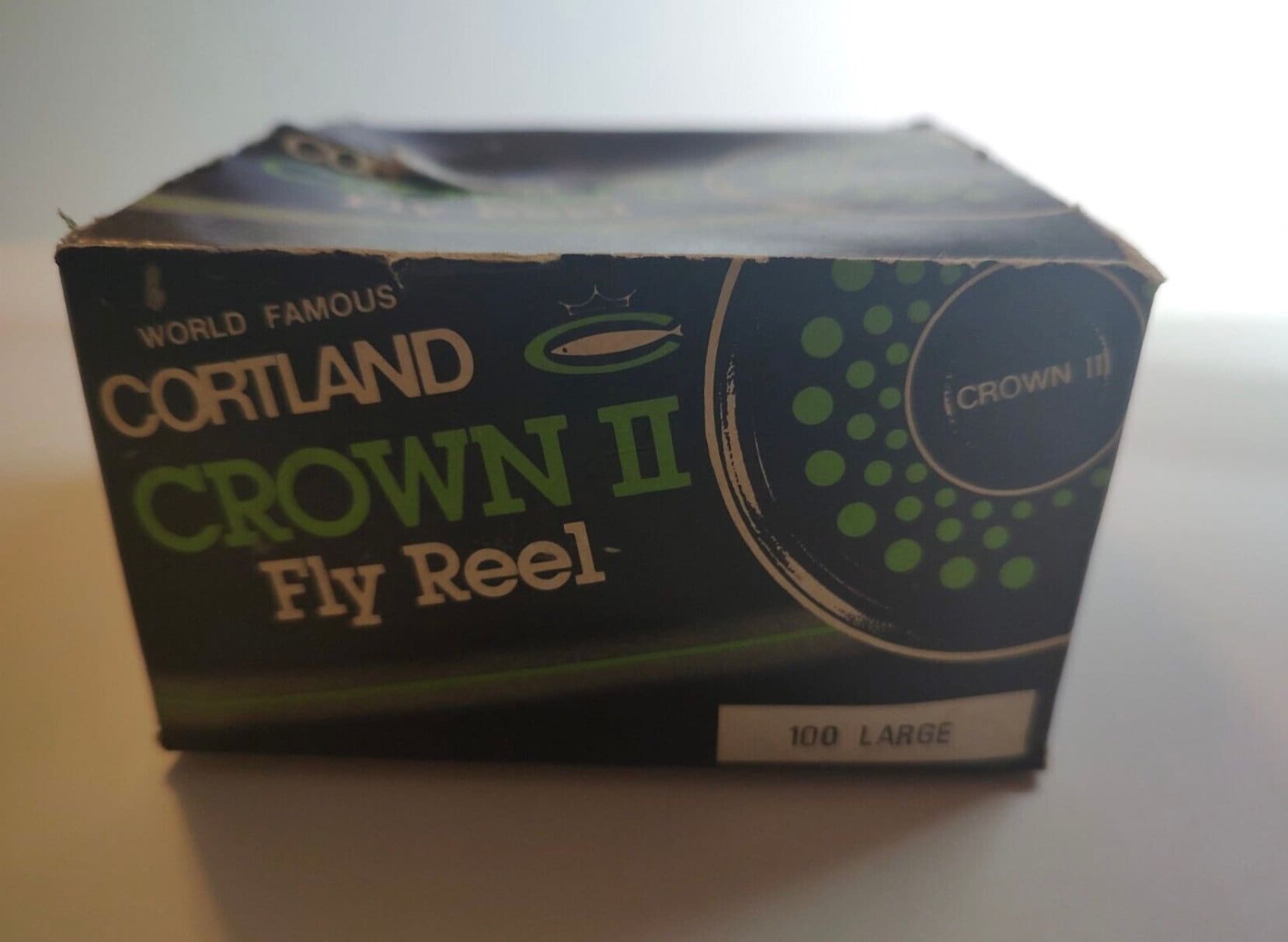 Vintage Cortland Crown 95 DISC Drag large Fly Fishing Reel England
