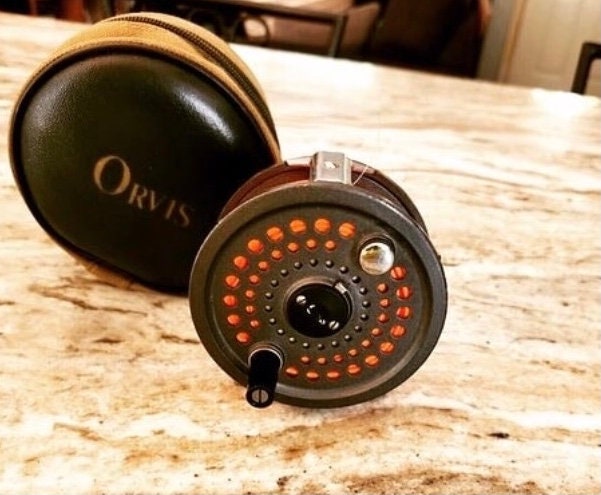 Vintage Orvis Battenkill 7/8 Disc Fly Reel and Orvis Clamshell Case -   Canada