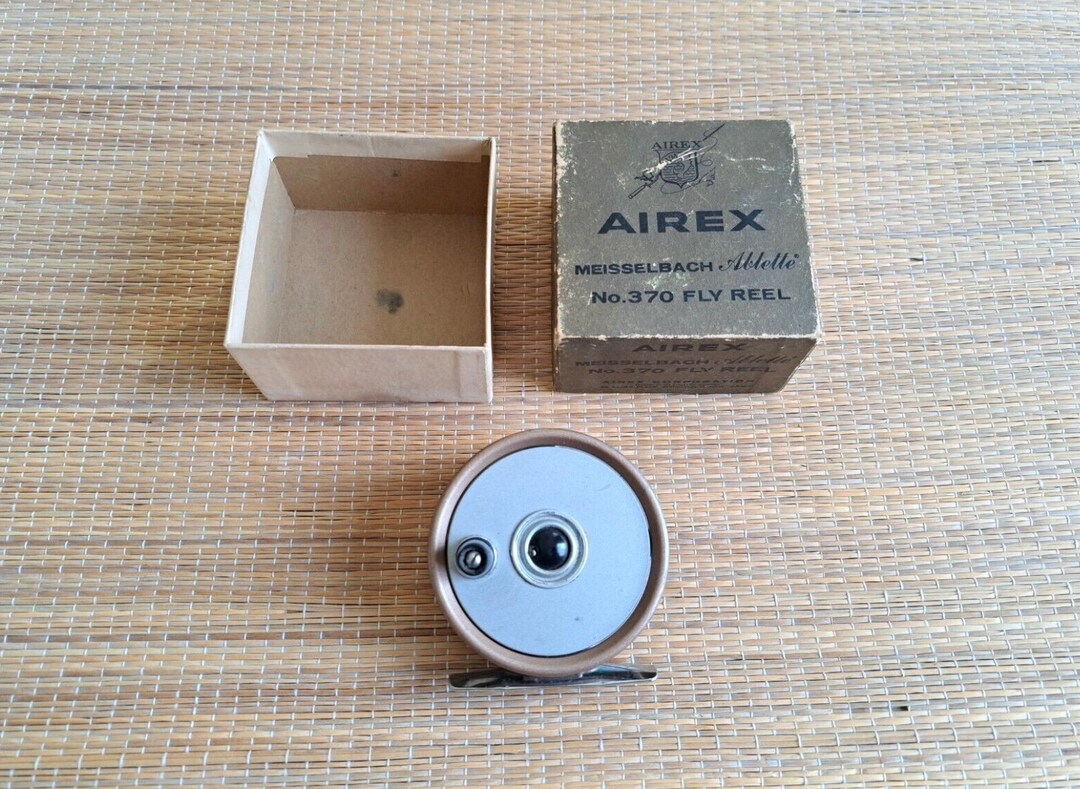 Vintage Airex 370 Fly Reel With Original Box Etsy