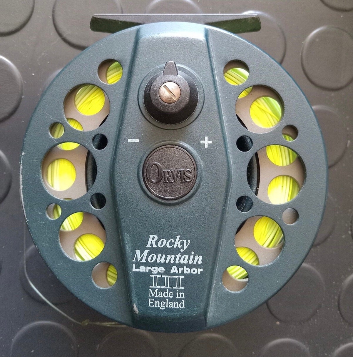 ORVIS ROCKY MOUNTAIN LARGE ARBOR III FLY REEL IN CASE MADE IN ENGLAND 海外 即決