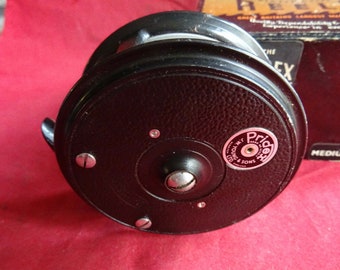 Vintage Pridex 4 Medium Width Spool Lightweight Spey Reel by JW Young 
