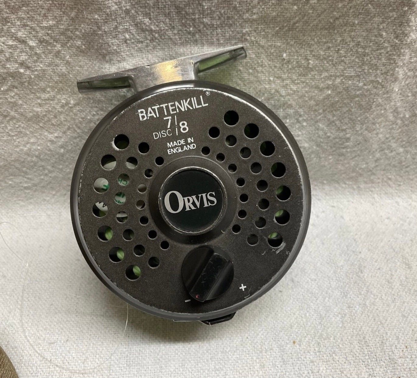 Vintage Orvis Battenkill 7/8 Disc Fly Reel and Orvis Clamshell