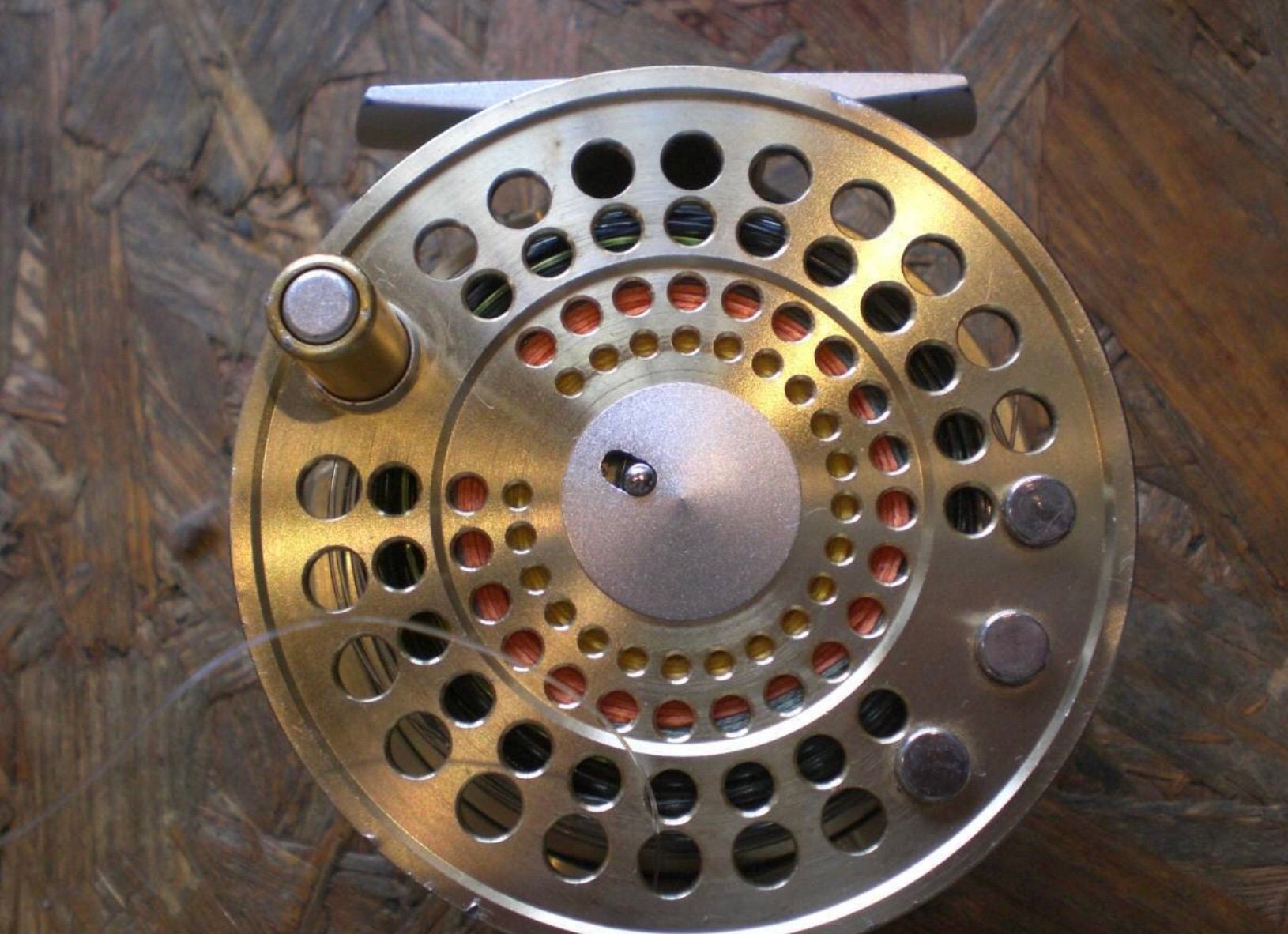 Vintage Smith Marryat MR 8A Fly Reel With Fly Line Black Clamshell