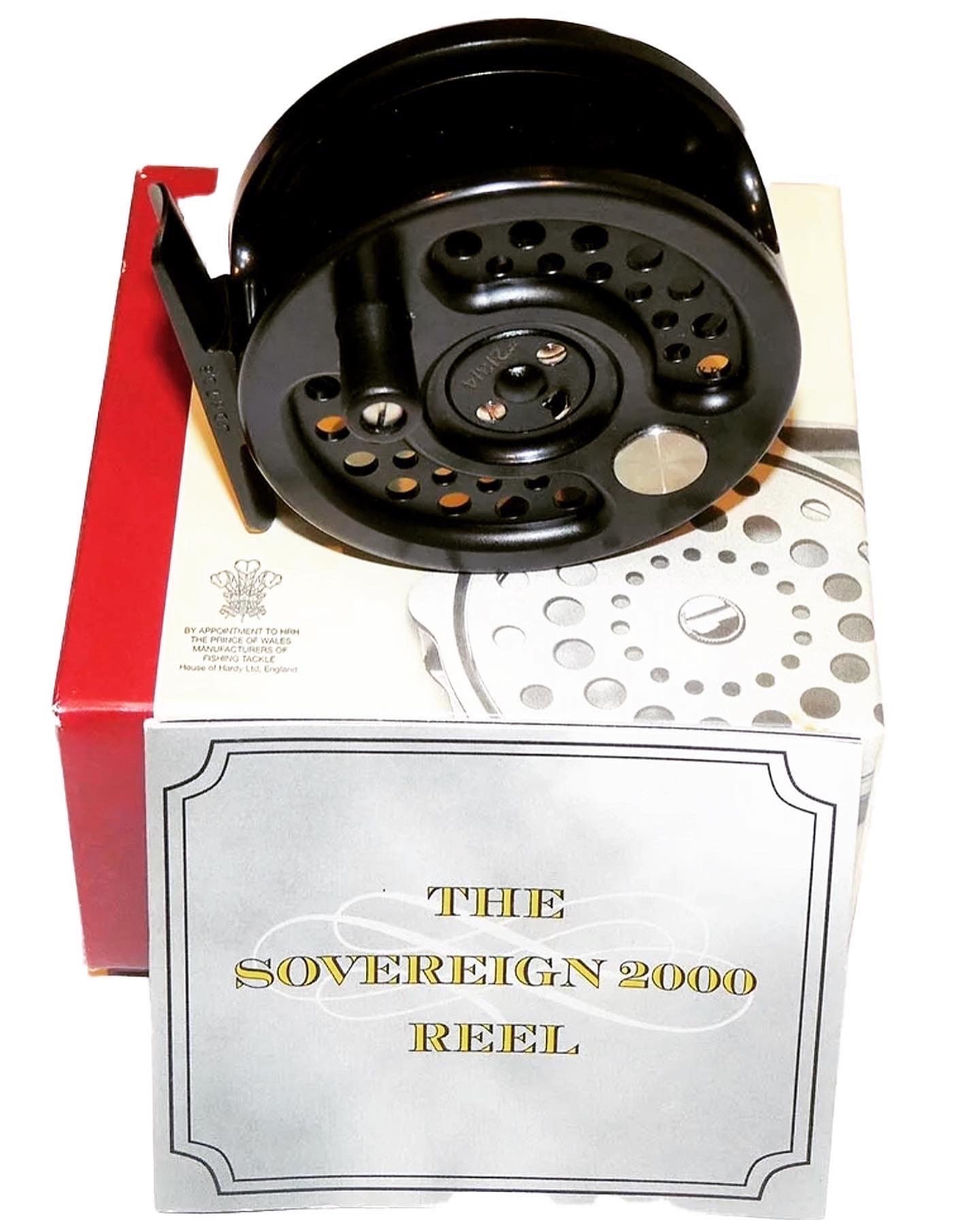 Rare Black Hardy Sovereign 2-3-4 Weight Fly Reel W/original Box 