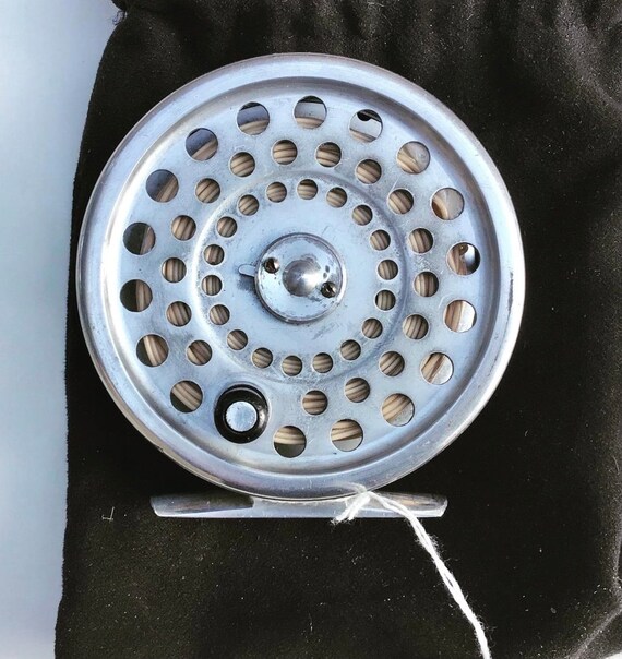 Vintage Hardy Marquis 7 Fly Reel With Cloth Bag -  Canada