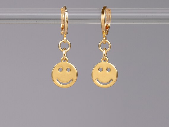 Minimalist cheap face earrings